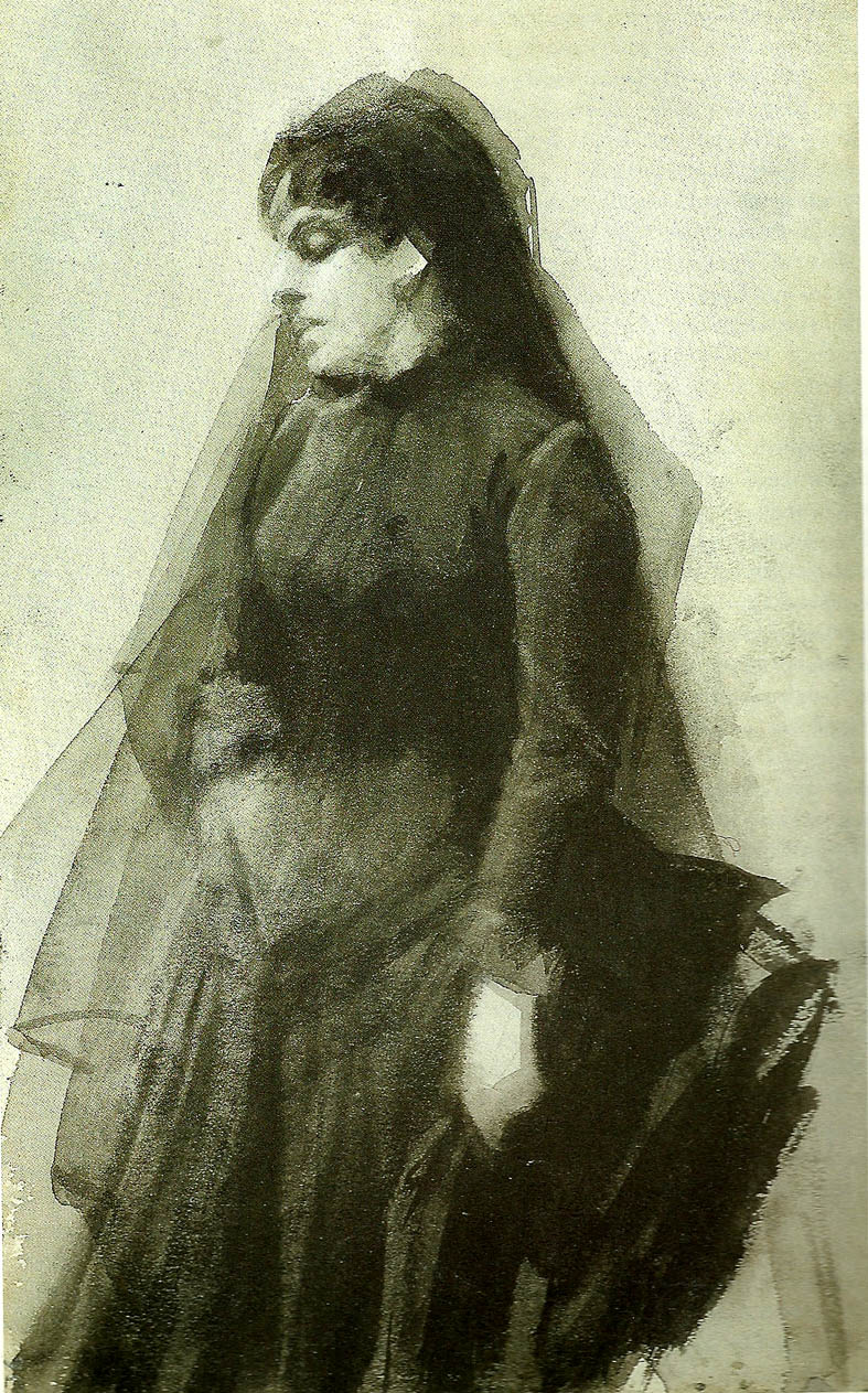 Anders Zorn the widow